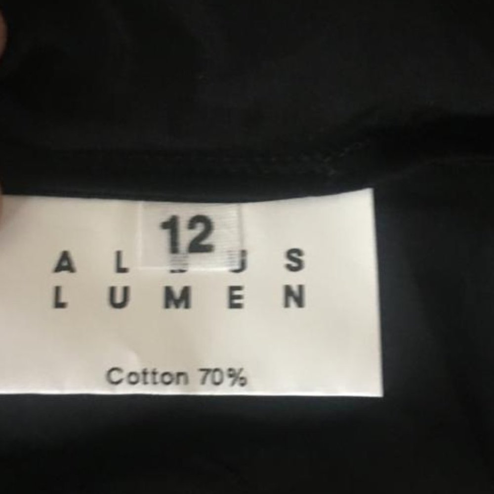 🥰 Albus Lumen draping cotton silk blend top - Picture 3 of 5